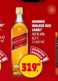 JOHNNIE WALKER RED LABEL