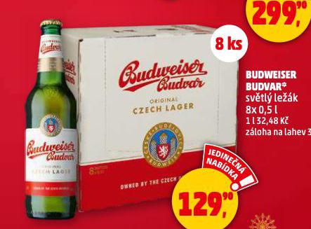 PIVO BUDWEISER BUDVAR