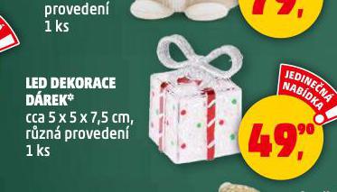 LED DEKORACE DÁREK