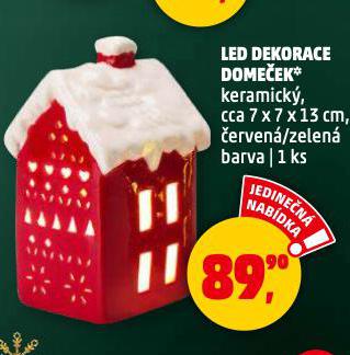 LED DEKORACE DOMEČEK