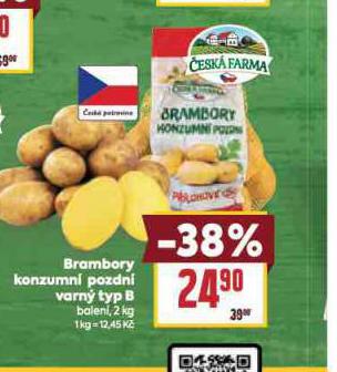 BRAMBORY KONZUMNÍ POZDNÍ