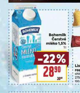 BOHEMILK ERSTV MLKO 1,5%