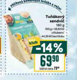 TUŇÁKOVÝ SENDVIČ