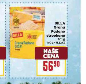 BILLA GRANA PADANO STROUHAN