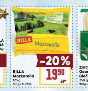 BILLA MOZZARELLA