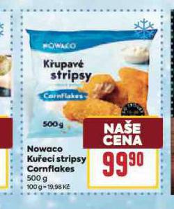NOWACO KUŘECÍ STRIPSY CORNFLAKES