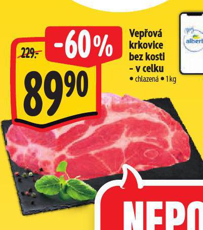 VEPOV KRKOVICE BEZ KOSTI