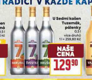 U SEDMI KAEN TUZEMK, PLENKY