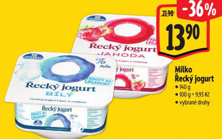 MILKO ŘECKÝ JOGURT