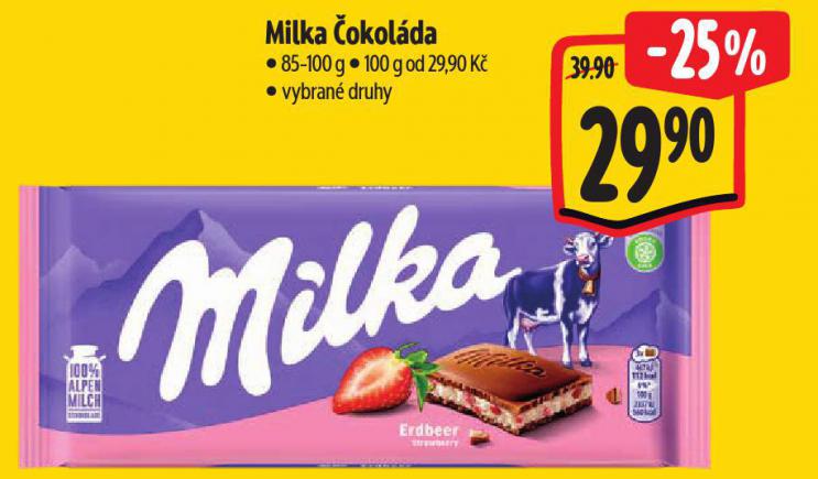MILKA ČOKOLÁDA