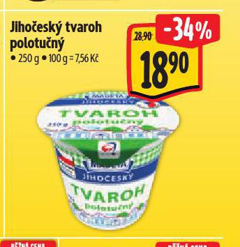 JIHOČESKÝ TVAROH POLOTUČNÝ