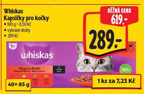 WHISKAS KAPSIKY PRO KOKY