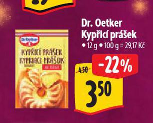 DR. OETKER KYPŘICÍ PRÁŠEK