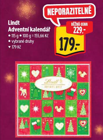 LINDT ADVENTNÍ KALENDÁŘ