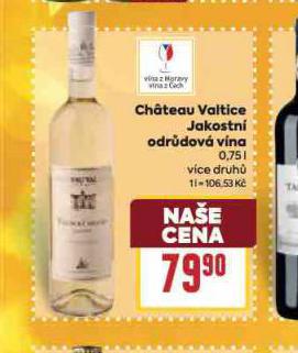 CHATEAU VALTICE JAKOSTN ODRDOV VNA