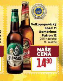 PIVO GAMBRINUS PATRON 12