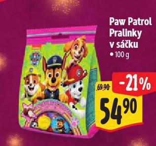 PAW PATROL PRALINKY V SKU