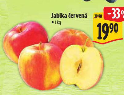 JABLKA ČERVENÁ