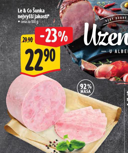 ŠUNKA NEJVYŠŠÍ JAKOSTI