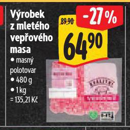 VROBEK Z MLETHO VEPOVHO MASA MIX