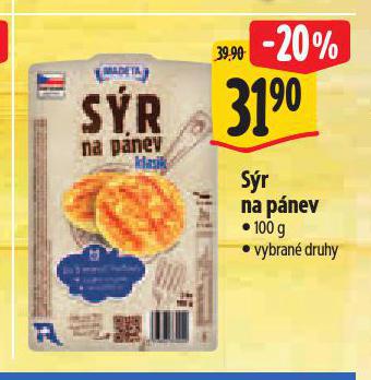 SÝR NA PÁNEV