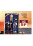 BOHEMIA SEKT PRESTIGE BRUT + 2 SKLENIKY V DRKOV KRABICE