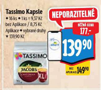 TASSIMO KÁVOVÉ KAPSLE