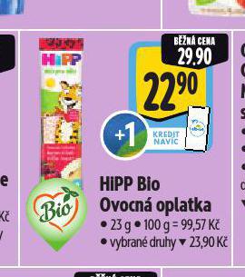 HIPP BIO OVOCN OPLATKA