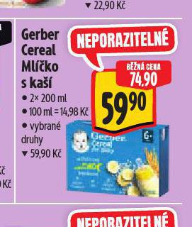 GERBER CEREAL MLKO S KA