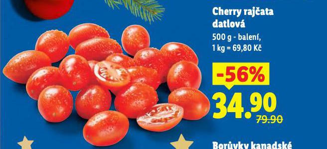CHERRY RAJČATA DATLOVÁ