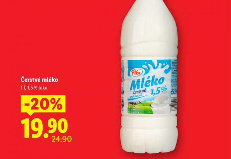 ČERSTVÉ MLÉKO 1,5%