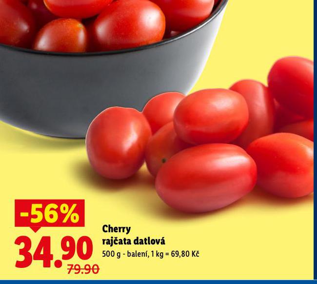 CHERRY RAJČATA DATLOVÁ