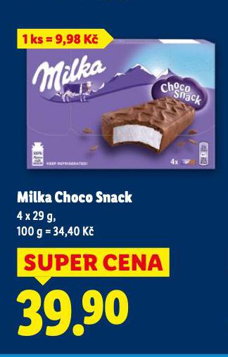 MILKA CHOCO SNACK