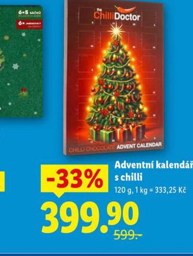 ADVENTNÍ KALENDÁŘ S CHILLI
