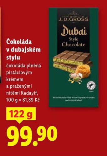 ČOKOLÁDA V DUBAJSKÉM STYLU