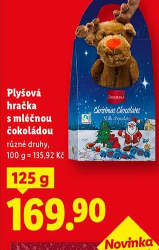 PLYŠOVÁ HRAČKA S MLÉČNOU ČOKOLÁDOU