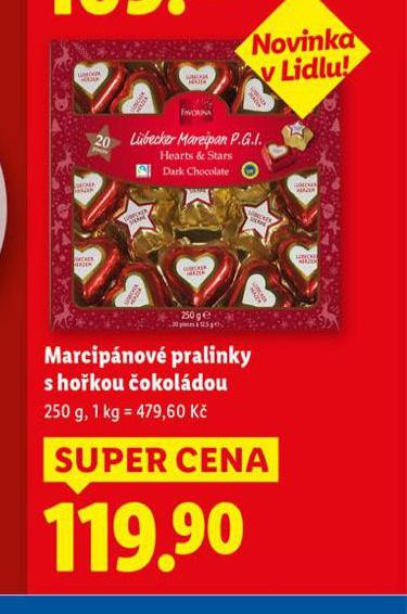 MARCIPÁNOVÉ PRALINKY S HOŘKOU ČOKOLÁDOU