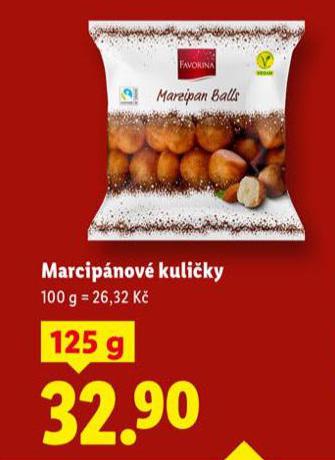 MARCIPÁNOVÉ KULIČKY