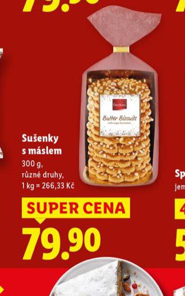 SUŠENKY S MÁSLEM