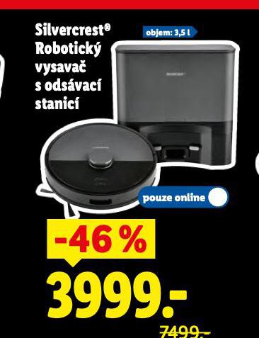 ROBOTICKÝ VYSAVAČ S ODSÁVACÍ STANICÍ