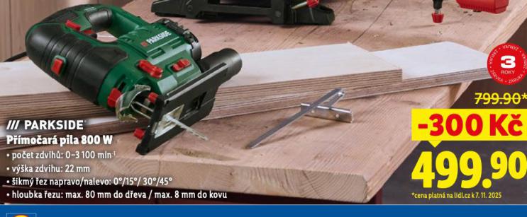 PŘÍMOČARÁ PILA 800 W