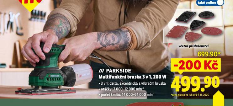 MULTIFUNKN BRUSKA 3v1, 200 W