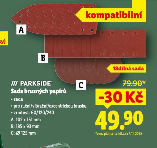 SADA BRUSNÝCH PAPÍRŮ