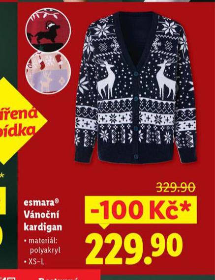 VÁNOČNÍ KARDIGAN