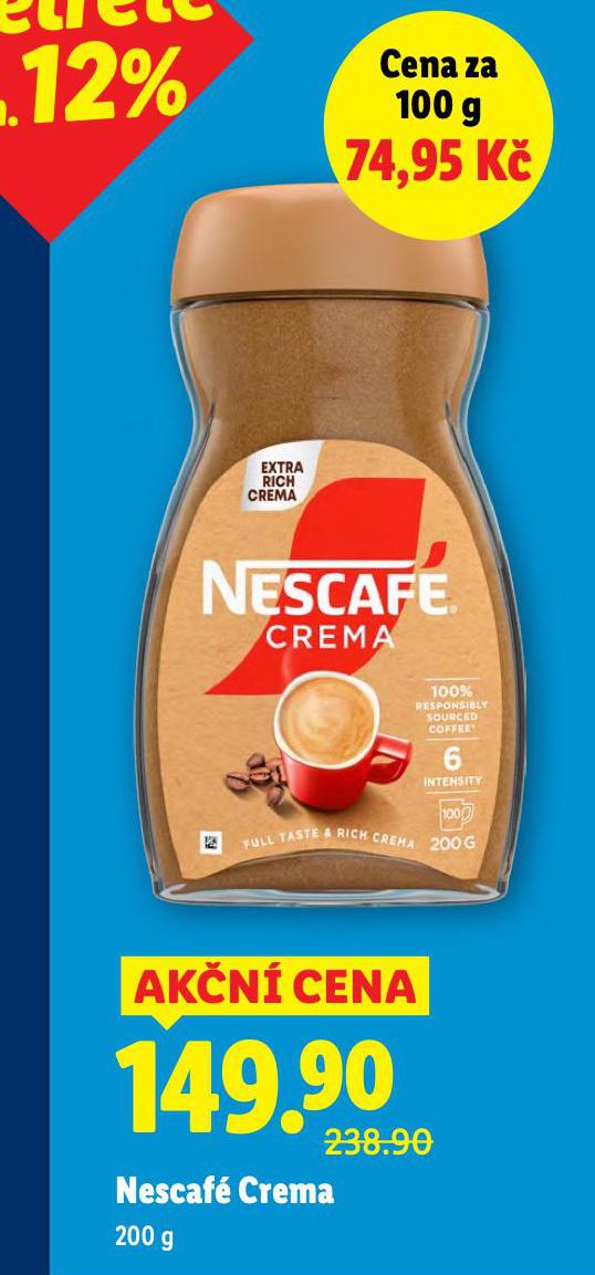 KÁVA NESCAFÉ CREMA