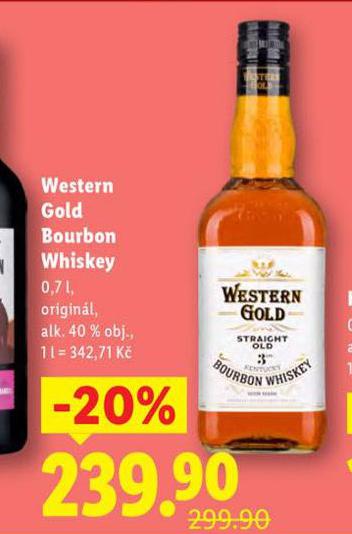WESTERN GOLD BOURBON WHISKEY