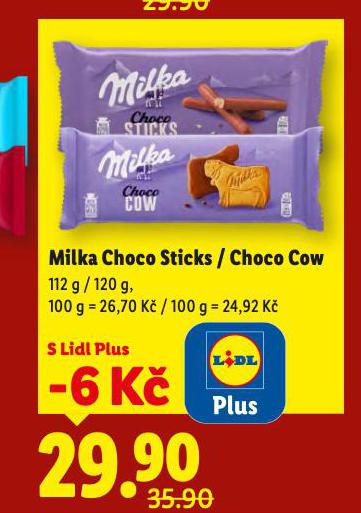 MILKA CHOCO STICKS