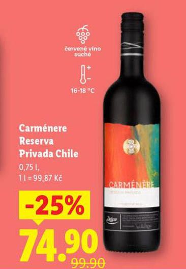CARMÉNERE RESERVA PRIVADA CHILE