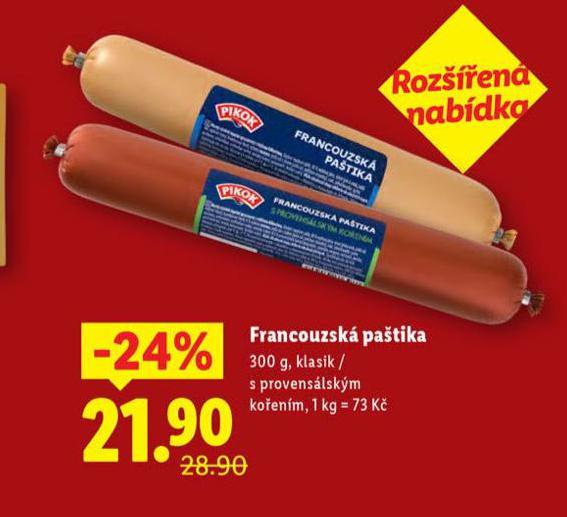 FRANCOUZSKÁ PAŠTIKA