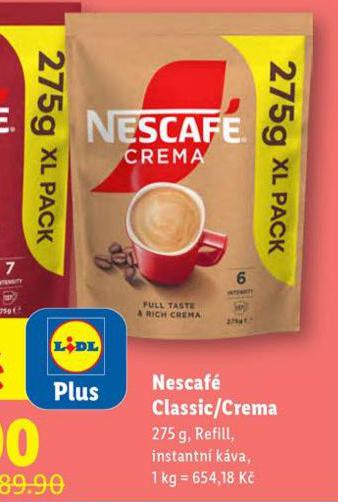 KÁVA NESCAFÉ CREMA
